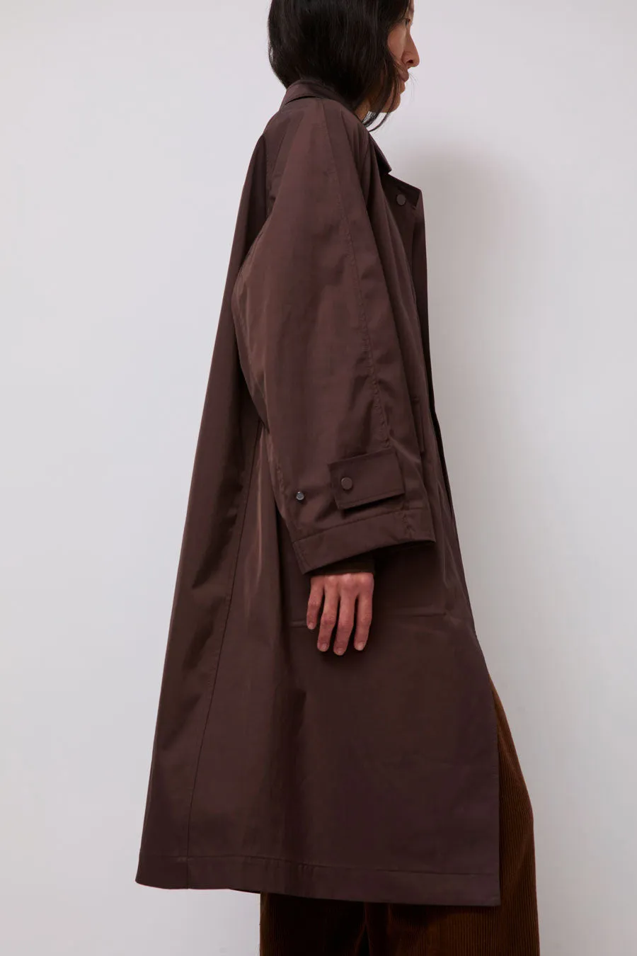 Mijeong Park Oversized Trench in Burgundy sold by No. 6 product image thumbnail 2