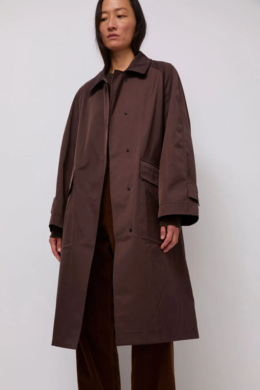 Mijeong Park Oversized Trench in Burgundy sold by No. 6