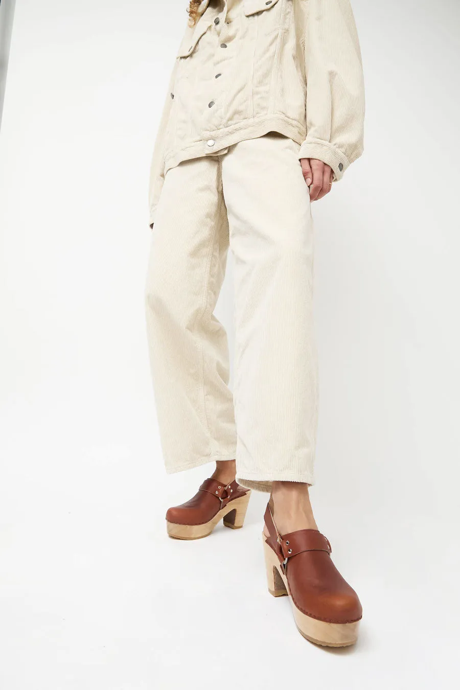 No.6 Hugo Clog on Platform in Bourbon sold by No. 6