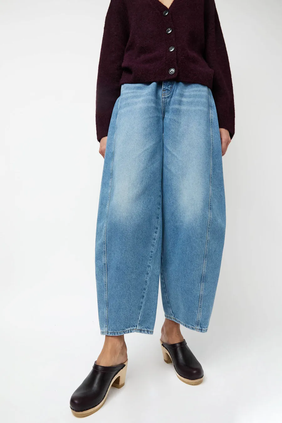 No.6 Old School Clog on High Heel in Black Cherry sold by No. 6 product image thumbnail 2