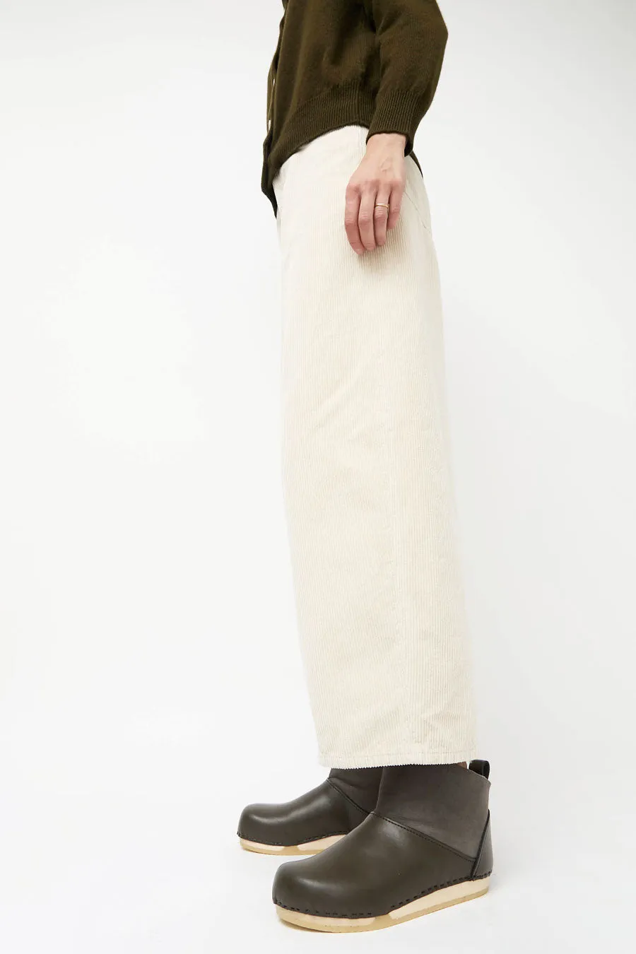 No.6 Low Shearling Clog Boot on Flat Bendable Base in Storm and Olive sold by No. 6 product image thumbnail 3