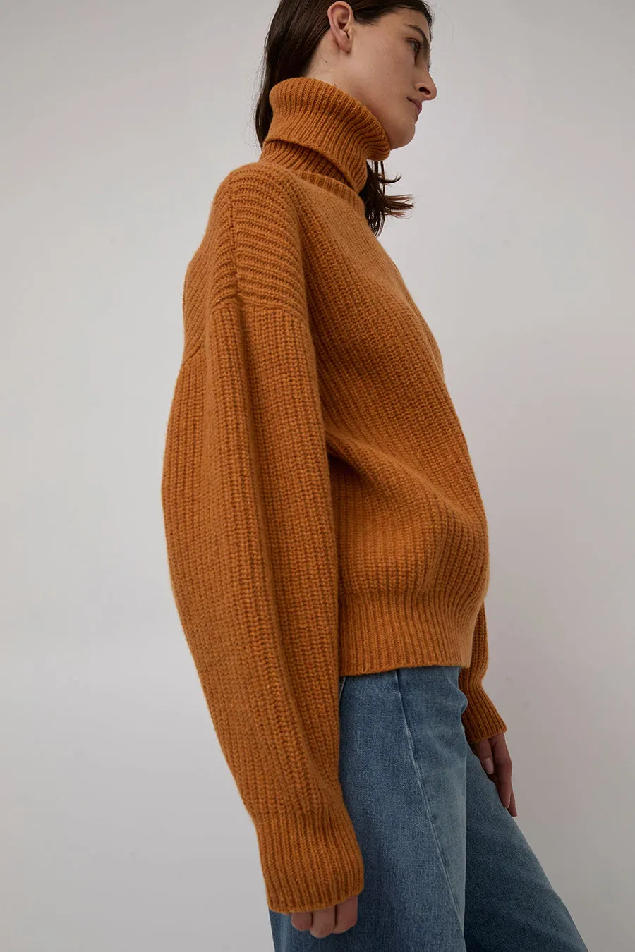 Baserange Mea Turtleneck in Clair Orange sold by No. 6 product image thumbnail 4