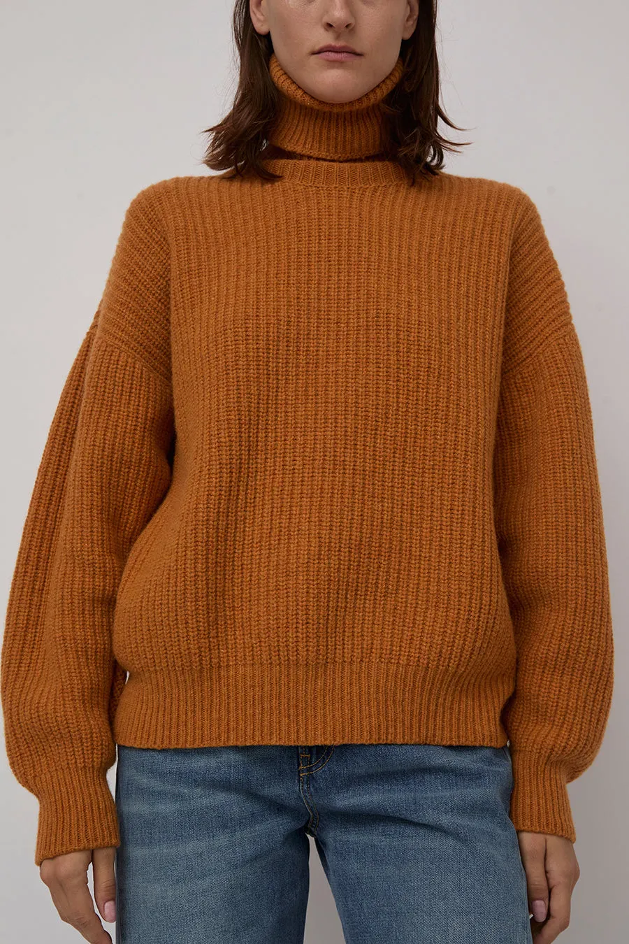 Baserange Mea Turtleneck in Clair Orange sold by No. 6 product image thumbnail 3