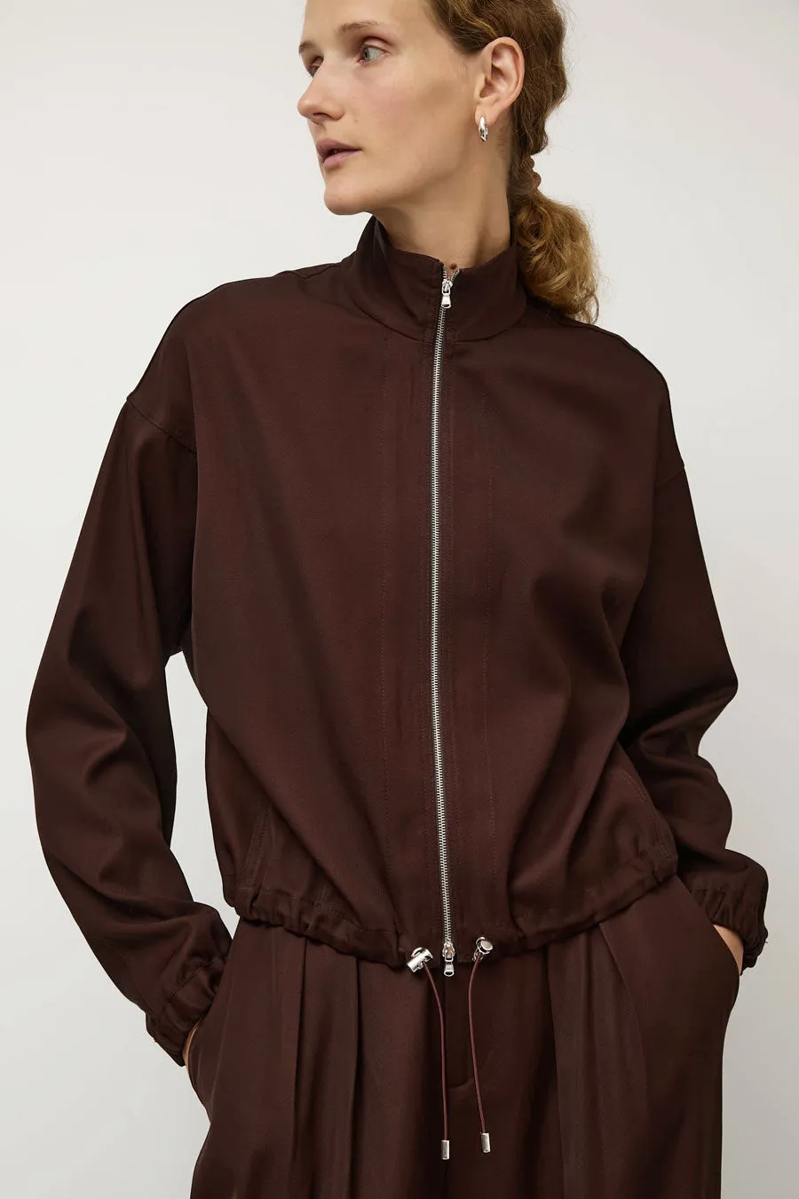 NOMIA Double Zip Top in Carob sold by No. 6
