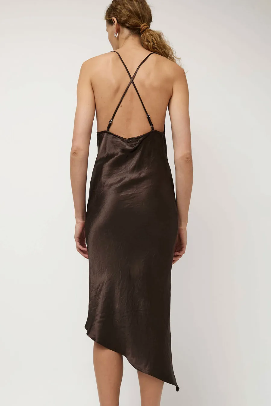 NOMIA Crossback Halter Dress in Brown sold by No. 6 product image thumbnail 5