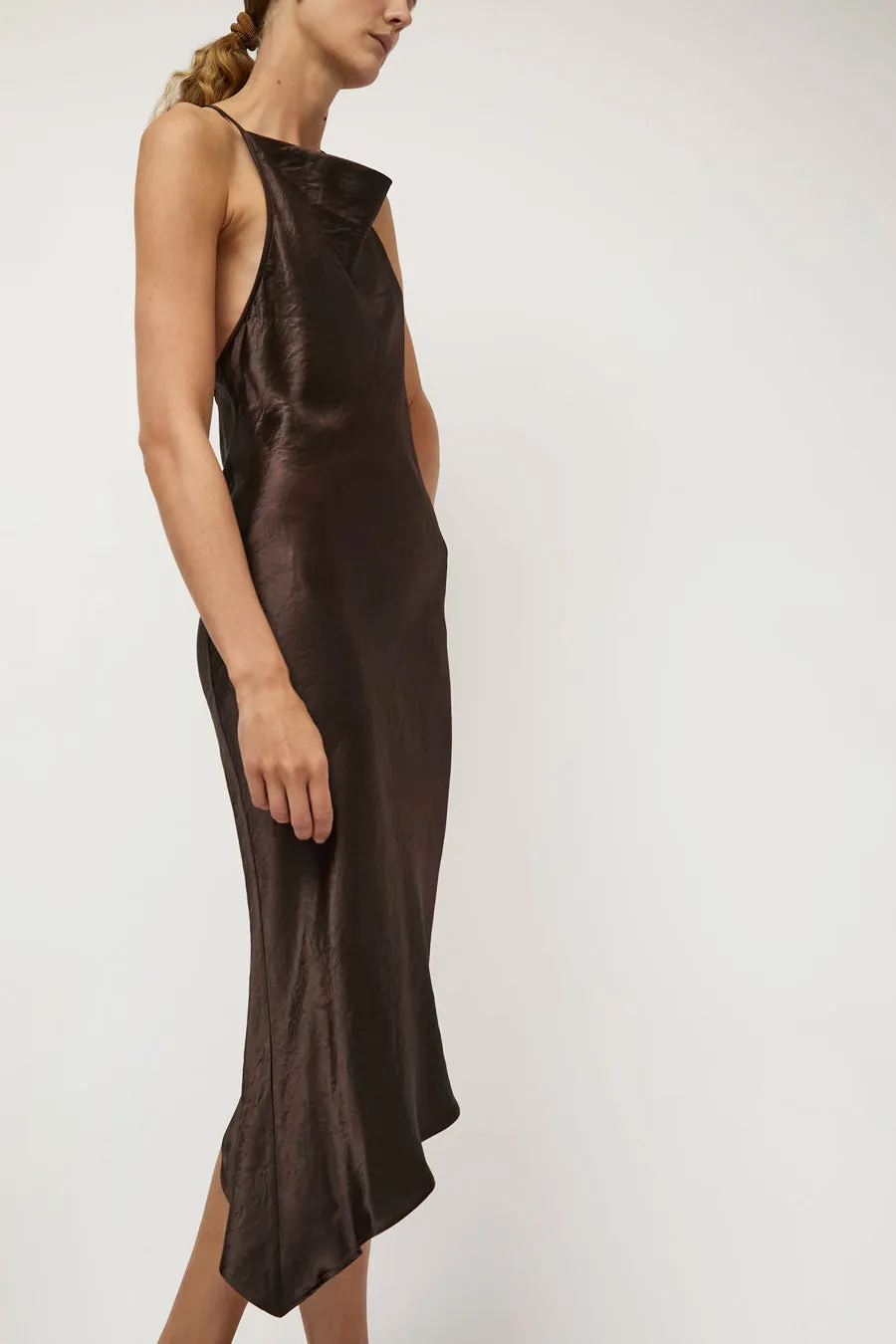NOMIA Crossback Halter Dress in Brown sold by No. 6 product image thumbnail 2