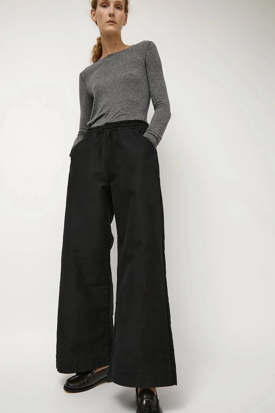 YMC Envelope Trouser in Black sold by No. 6 product image thumbnail 3