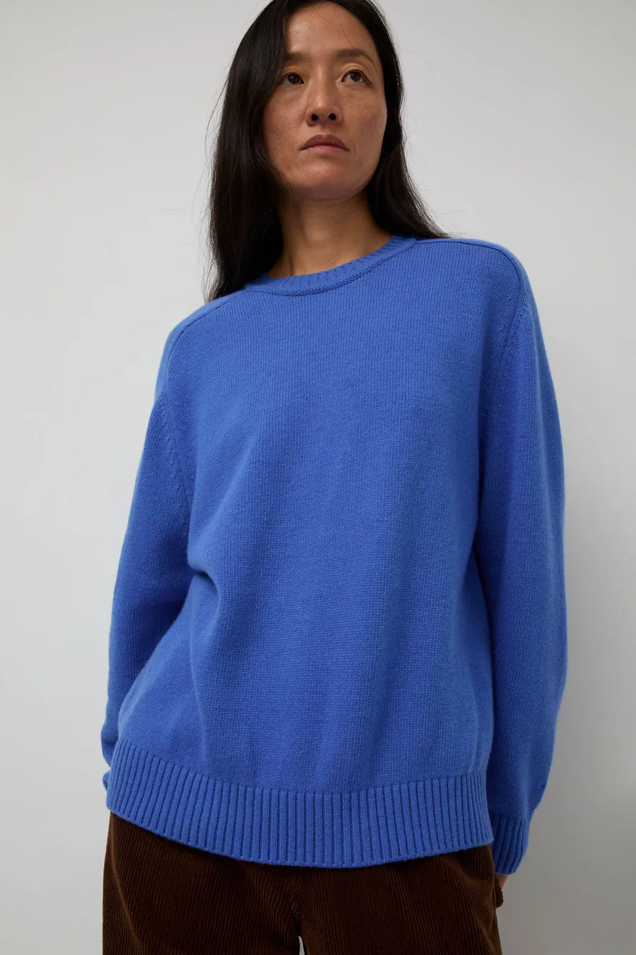 Nothing Written Jude Round Pullover in Blue sold by No. 6