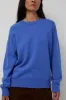 Nothing Written Jude Round Pullover in Blue sold by No. 6