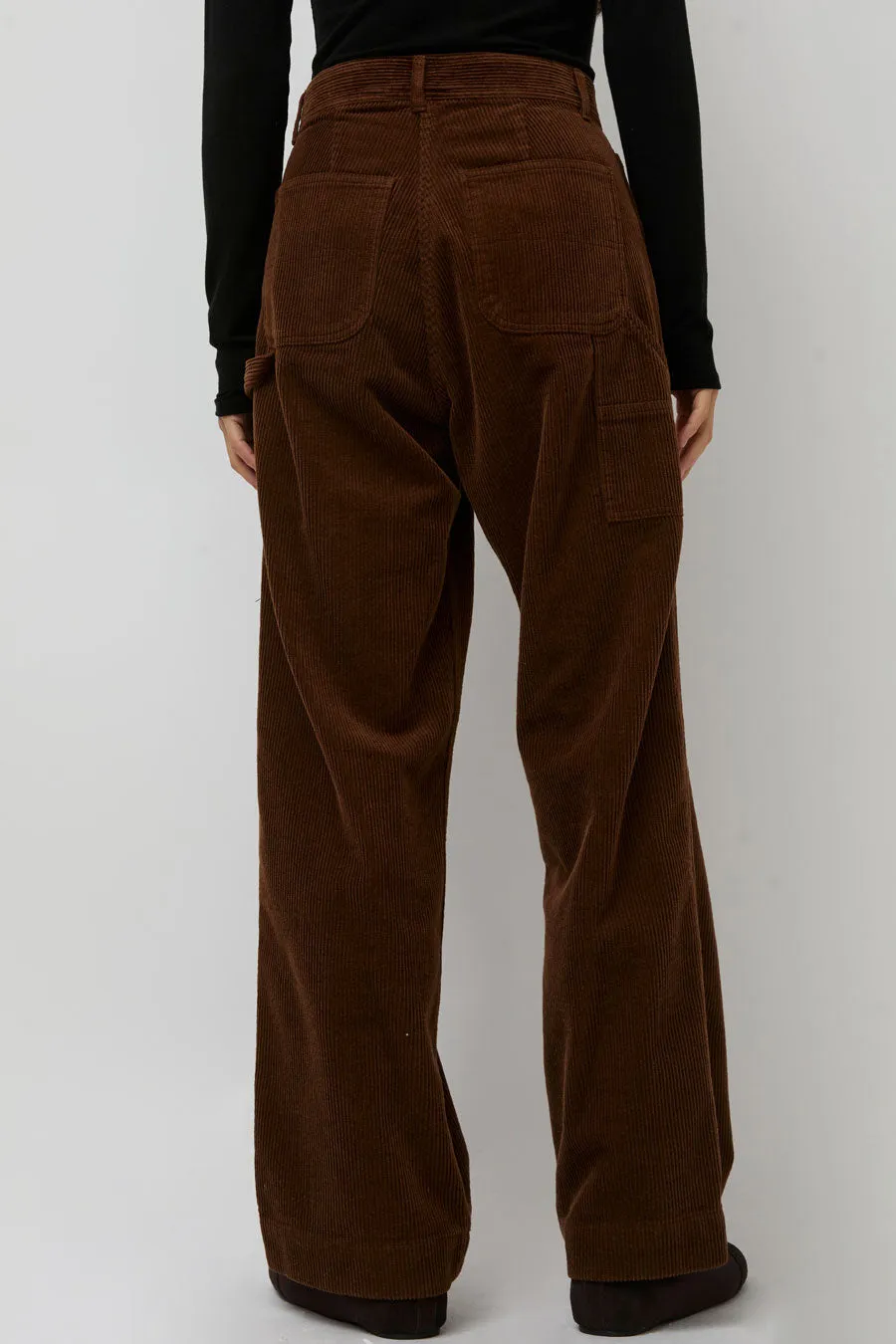 Nothing Written Corduroy Carpenter Pants in Dark Brown sold by No. 6 product image thumbnail 5