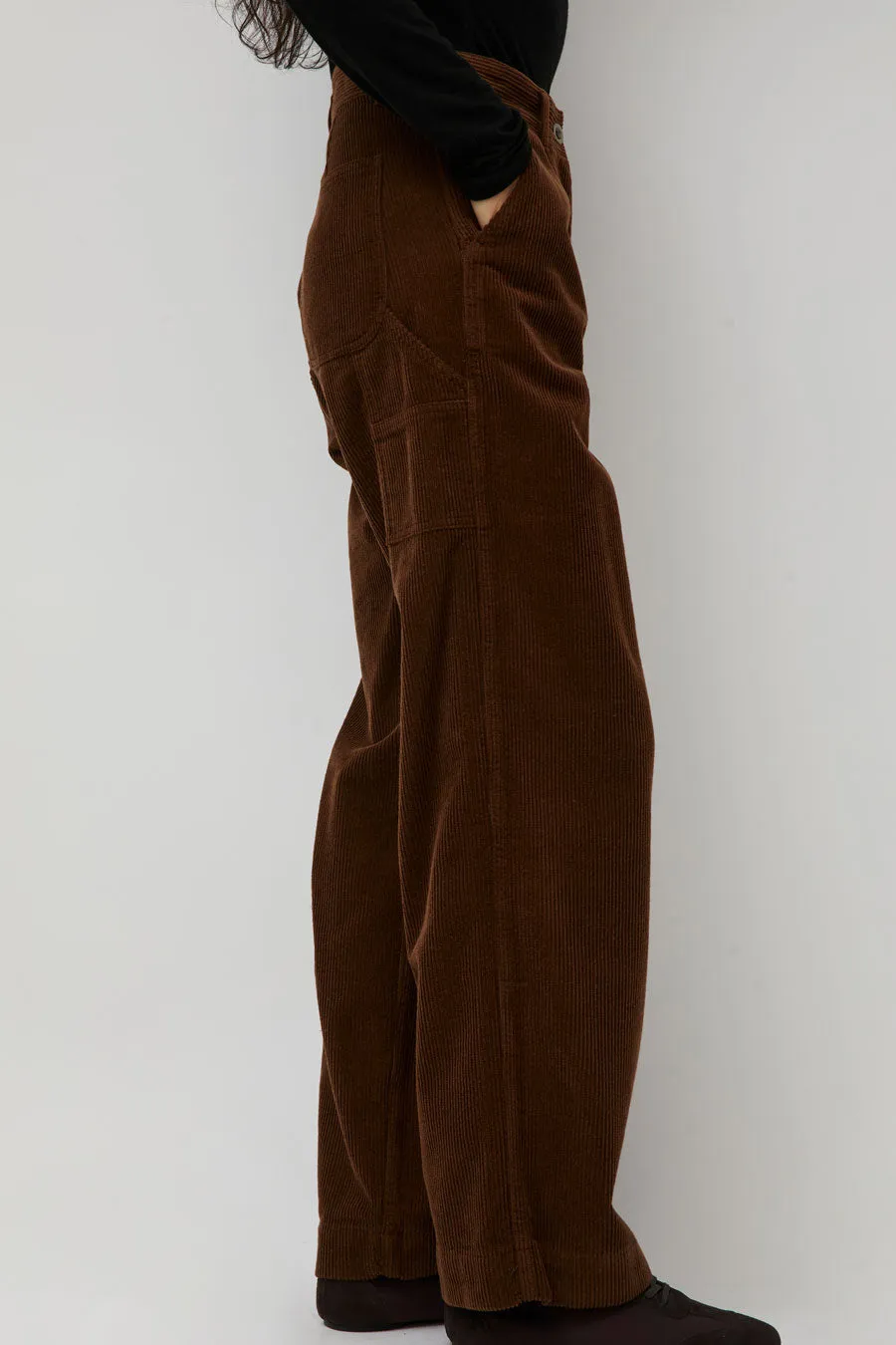 Nothing Written Corduroy Carpenter Pants in Dark Brown sold by No. 6 product image thumbnail 4