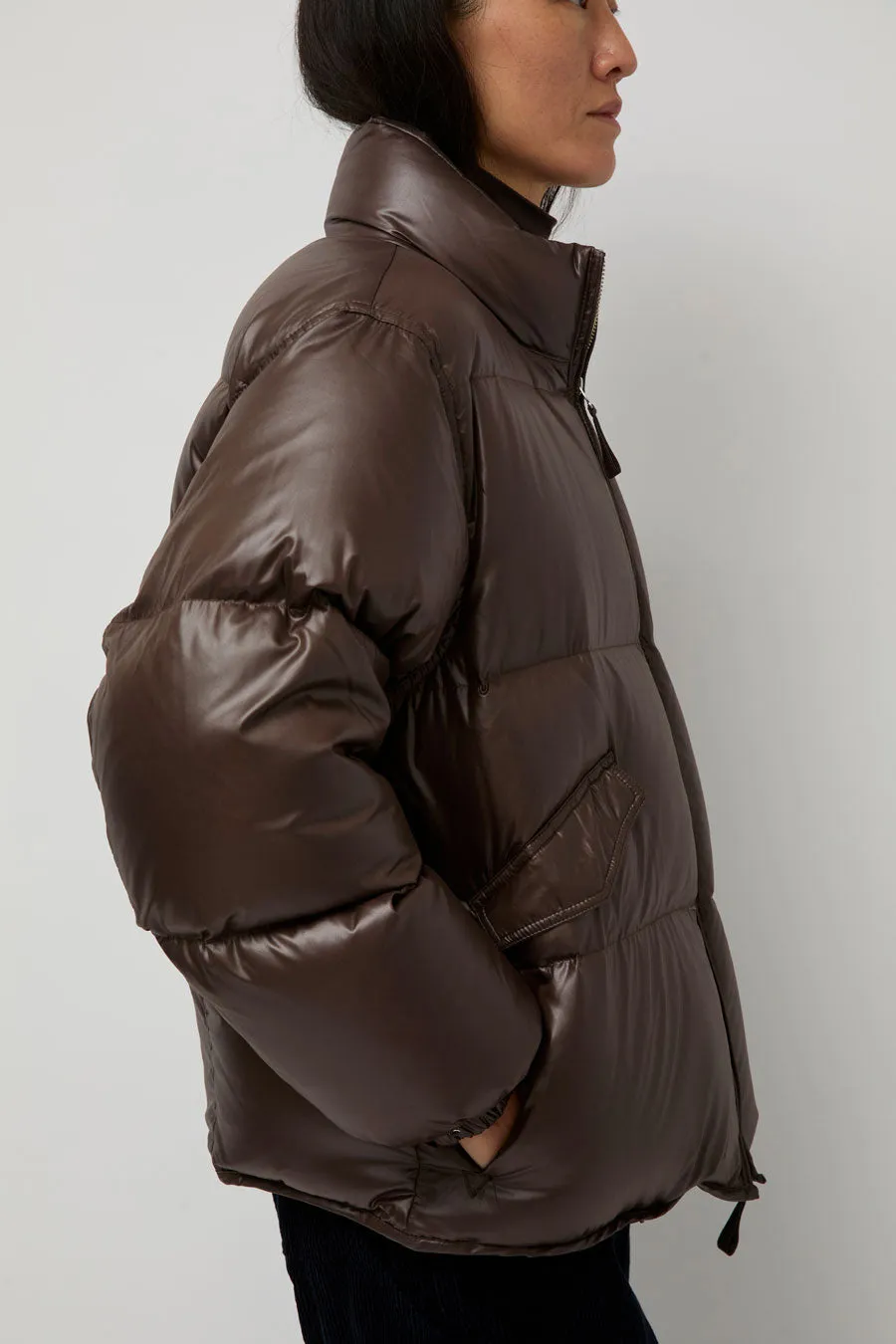Nothing Written Hoore Puffer Jacket in Vintage Brown sold by No. 6 product image thumbnail 2