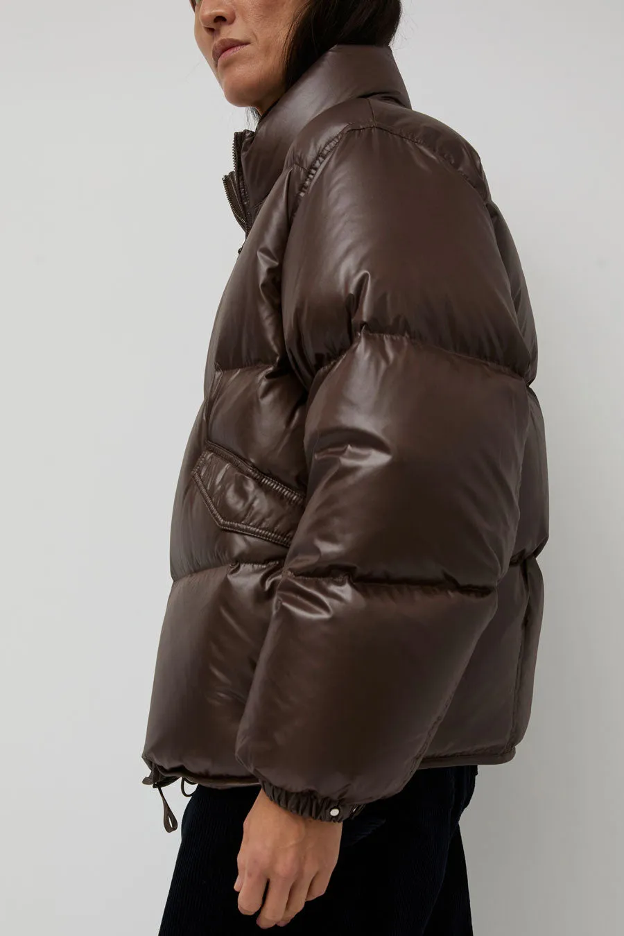 Nothing Written Hoore Puffer Jacket in Vintage Brown sold by No. 6 product image thumbnail 4