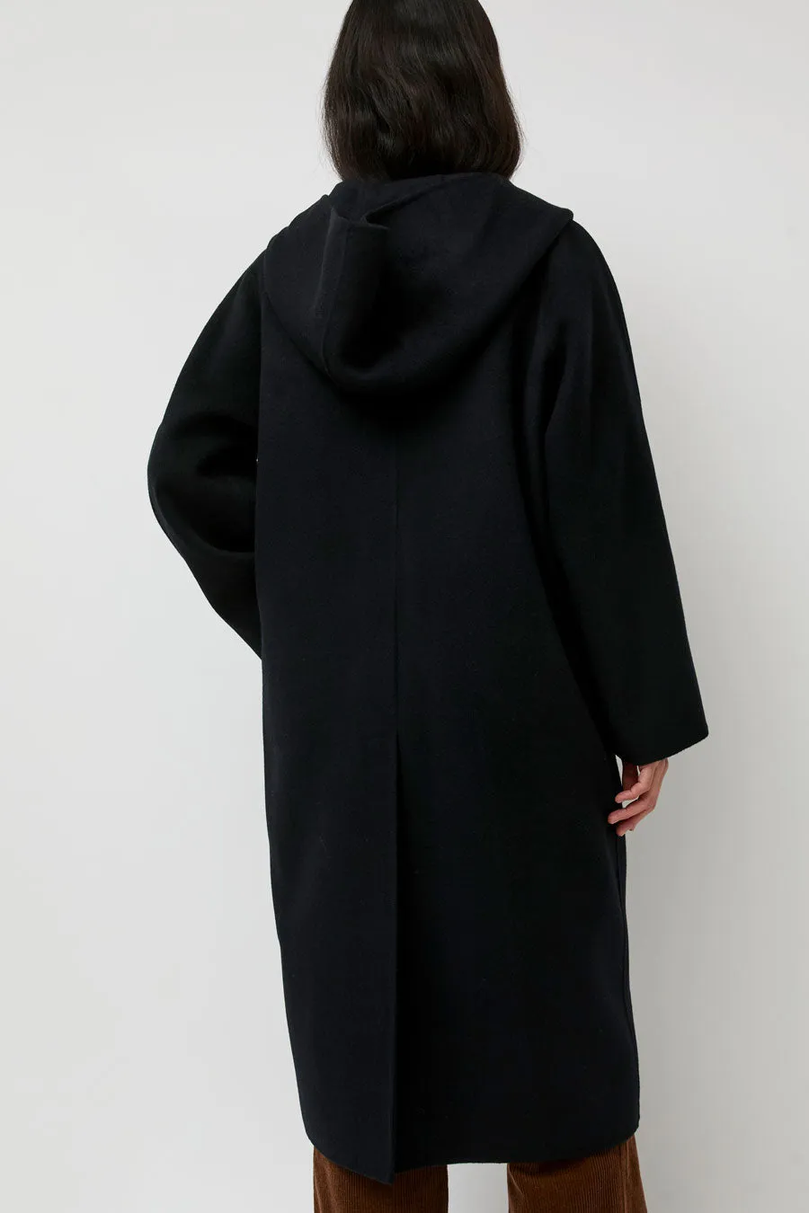 Nothing Written Keiko Hoodie Coat in Black sold by No. 6 product image thumbnail 4