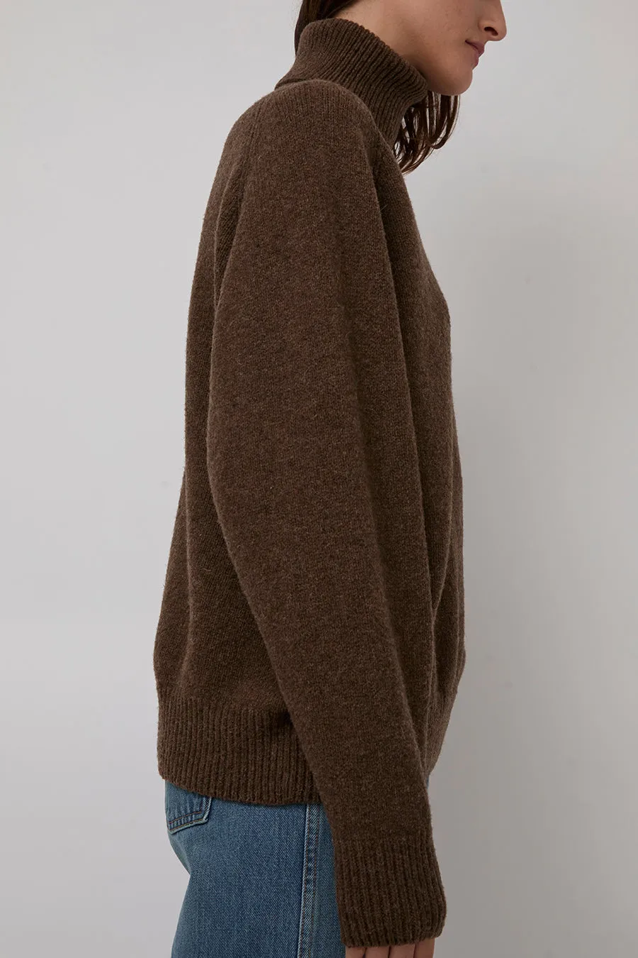 Baserange Soar Turtleneck in Brurel Brown sold by No. 6 product image thumbnail 4