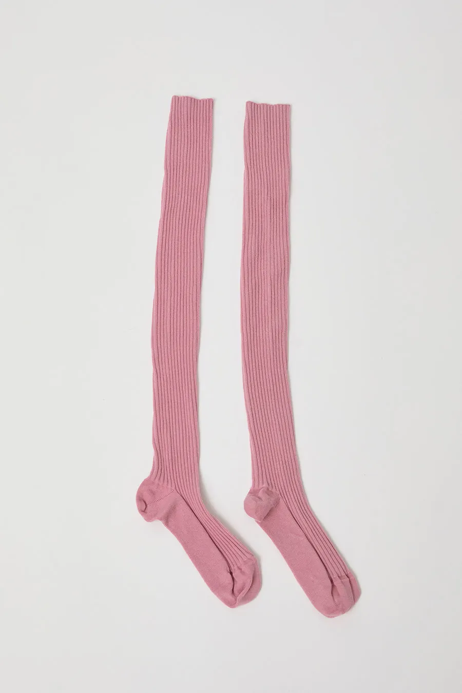 Baserange Overknee Socks in Vie Pink sold by No. 6