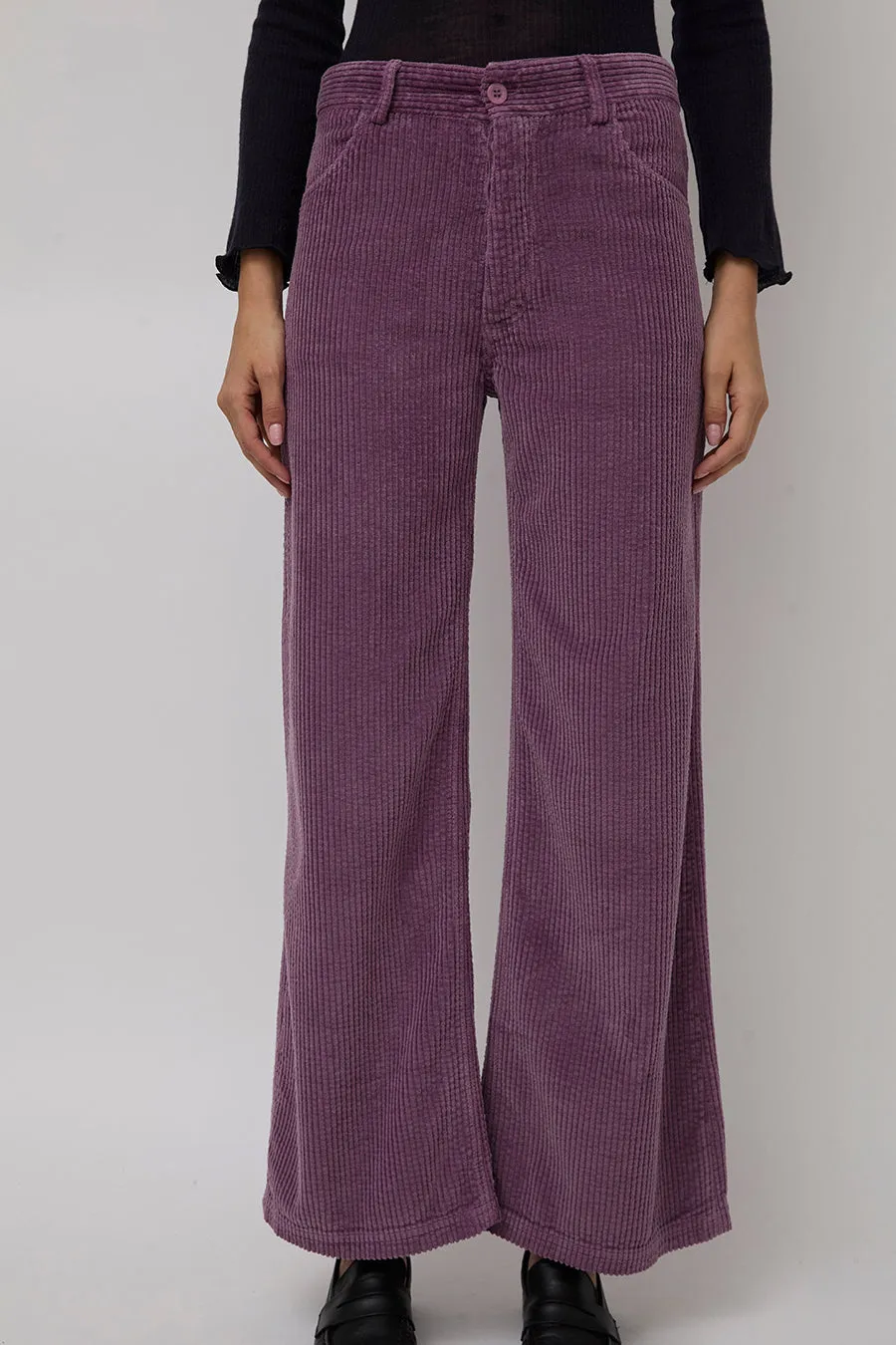 Baserange Tajo Wide Pants in Cue Purple sold by No. 6 product image thumbnail 3