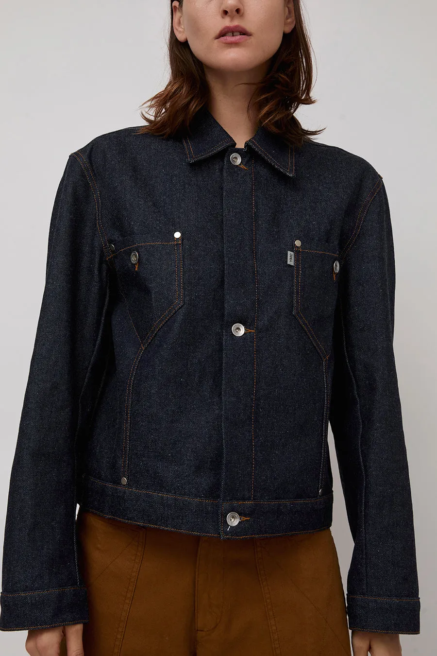 YMC Loft Jacket in Indigo sold by No. 6 product image thumbnail 3