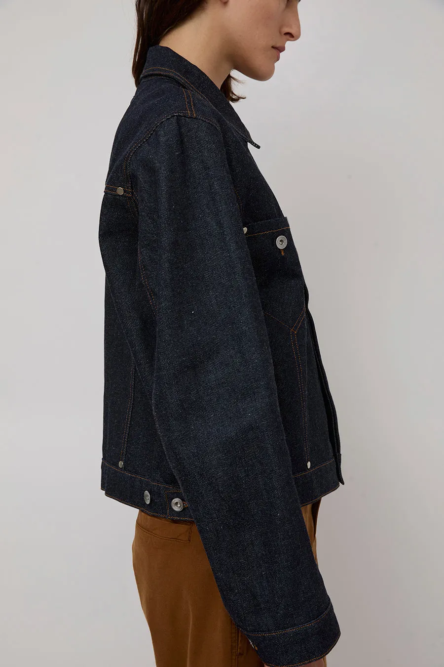YMC Loft Jacket in Indigo sold by No. 6 product image thumbnail 2