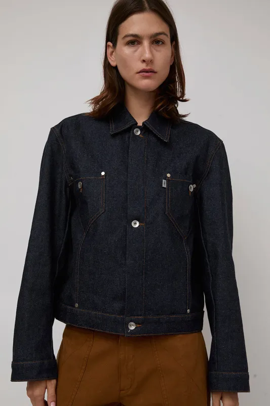 YMC Loft Jacket in Indigo sold by No. 6