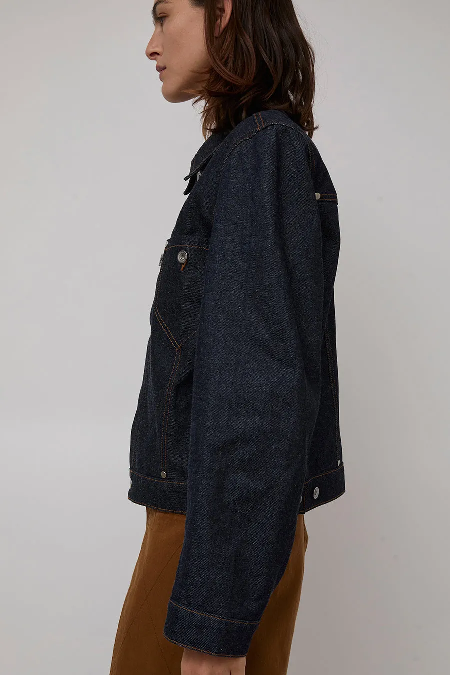 YMC Loft Jacket in Indigo sold by No. 6 product image thumbnail 4