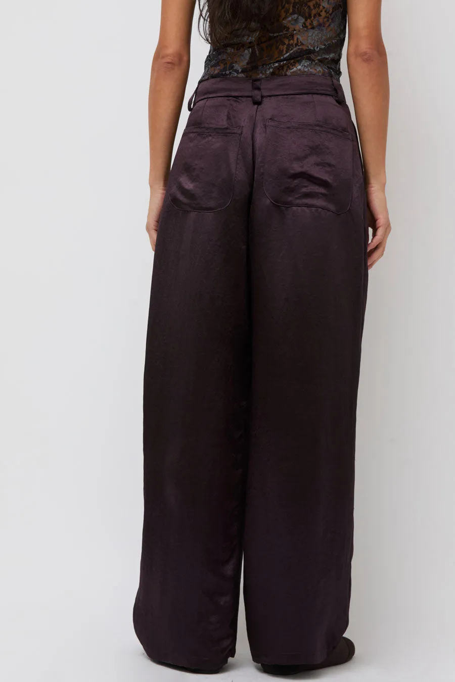 Collina Strada Catchfly Trouser in Chocolate sold by No. 6 product image thumbnail 5