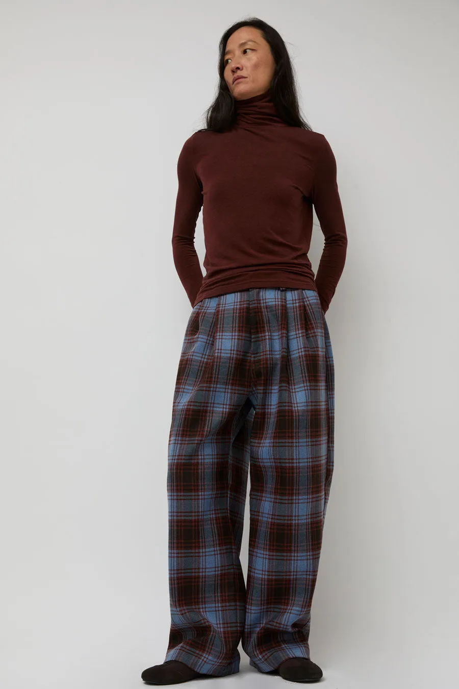 Collina Strada Catchfly Pant in Cranberry Sky Plaid sold by No. 6