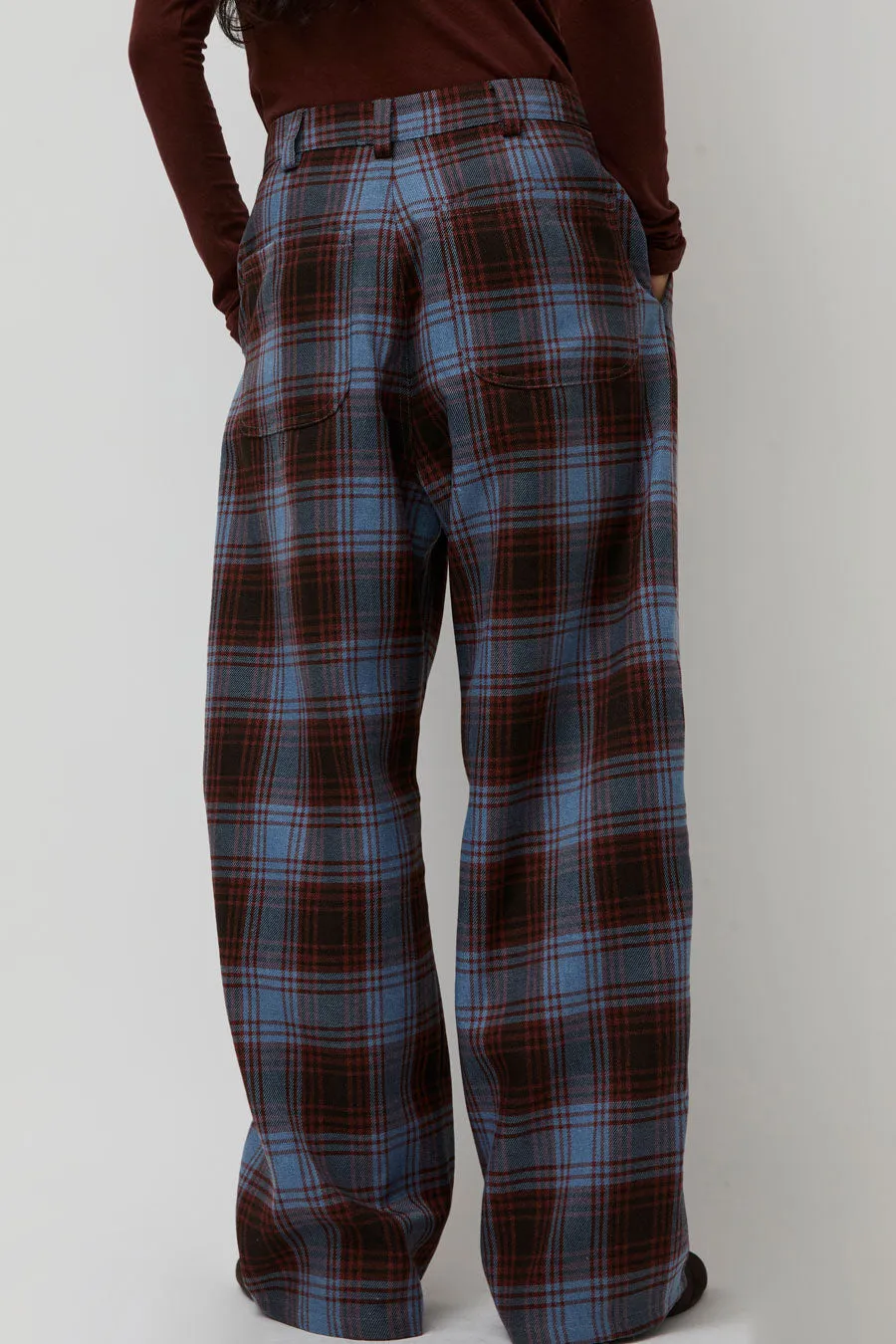 Collina Strada Catchfly Pant in Cranberry Sky Plaid sold by No. 6 product image thumbnail 4