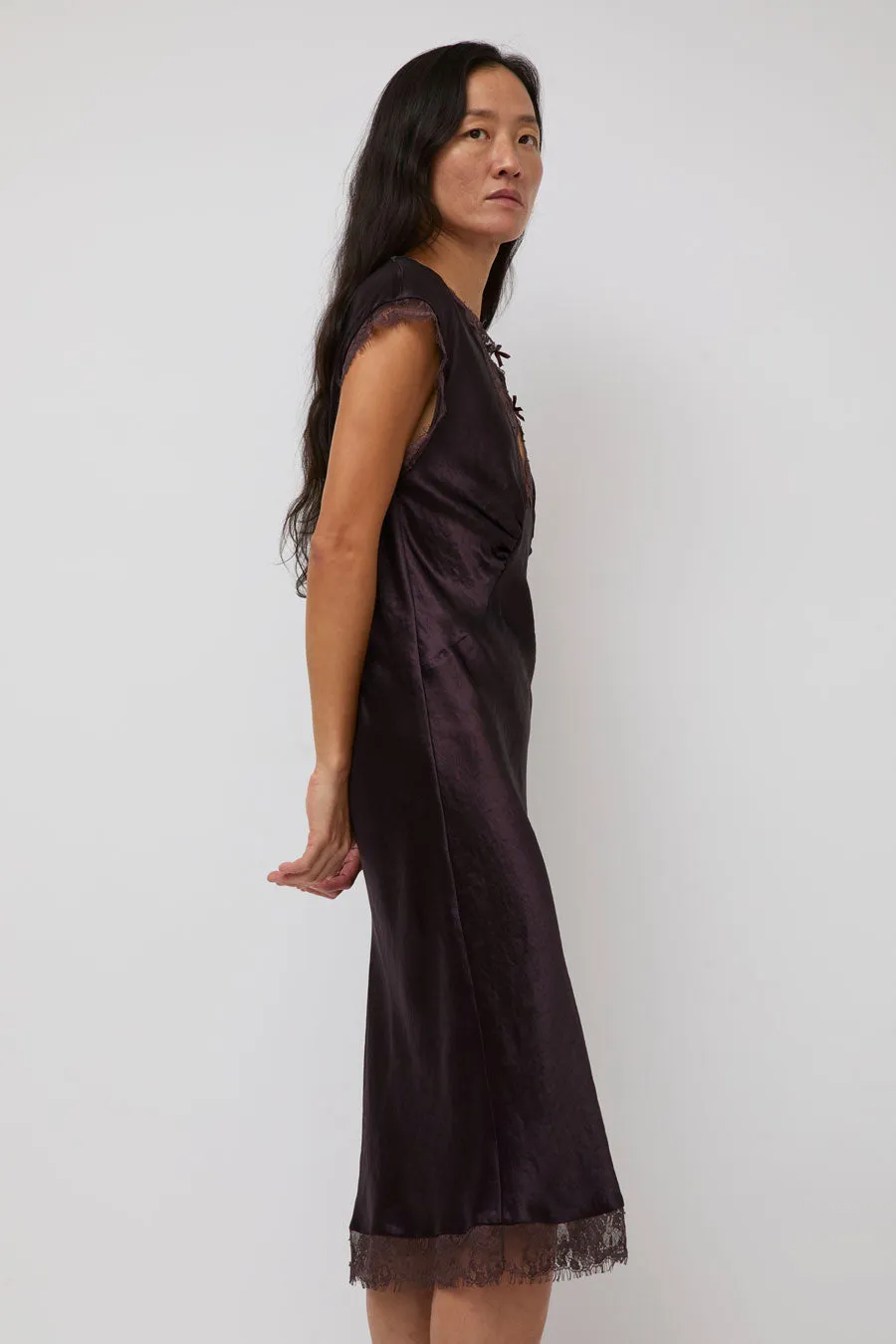 Collina Strada Waterlily Midi Dress in Chocolate sold by No. 6 product image thumbnail 2