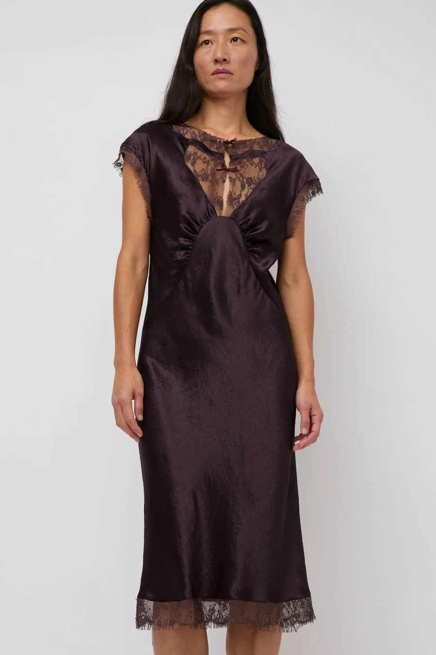 Collina Strada Waterlily Midi Dress in Chocolate sold by No. 6 product image thumbnail 3
