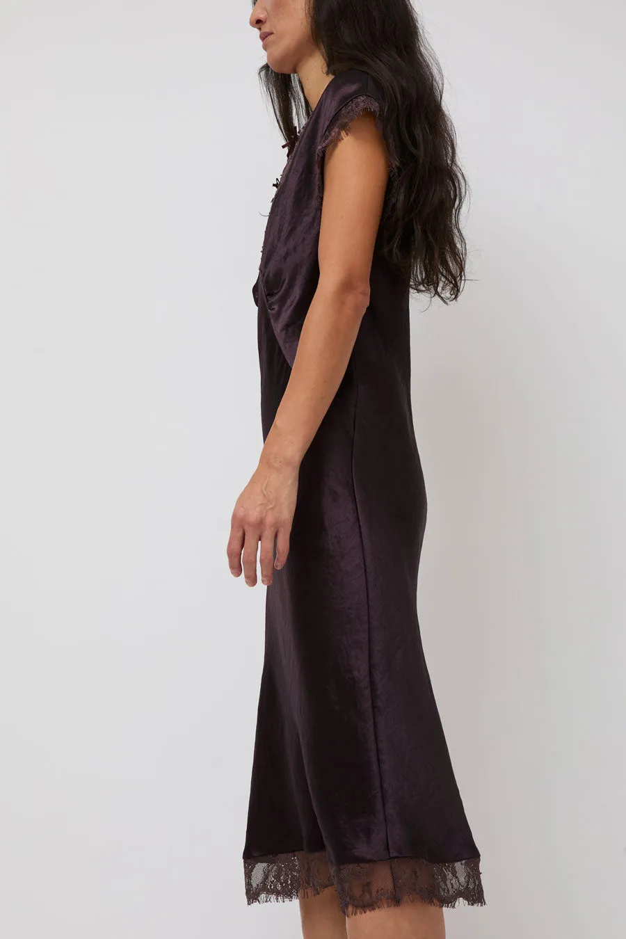 Collina Strada Waterlily Midi Dress in Chocolate sold by No. 6 product image thumbnail 4