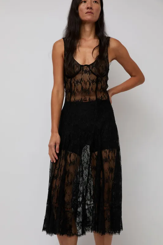 Collina Strada Pamela Dress in Black sold by No. 6