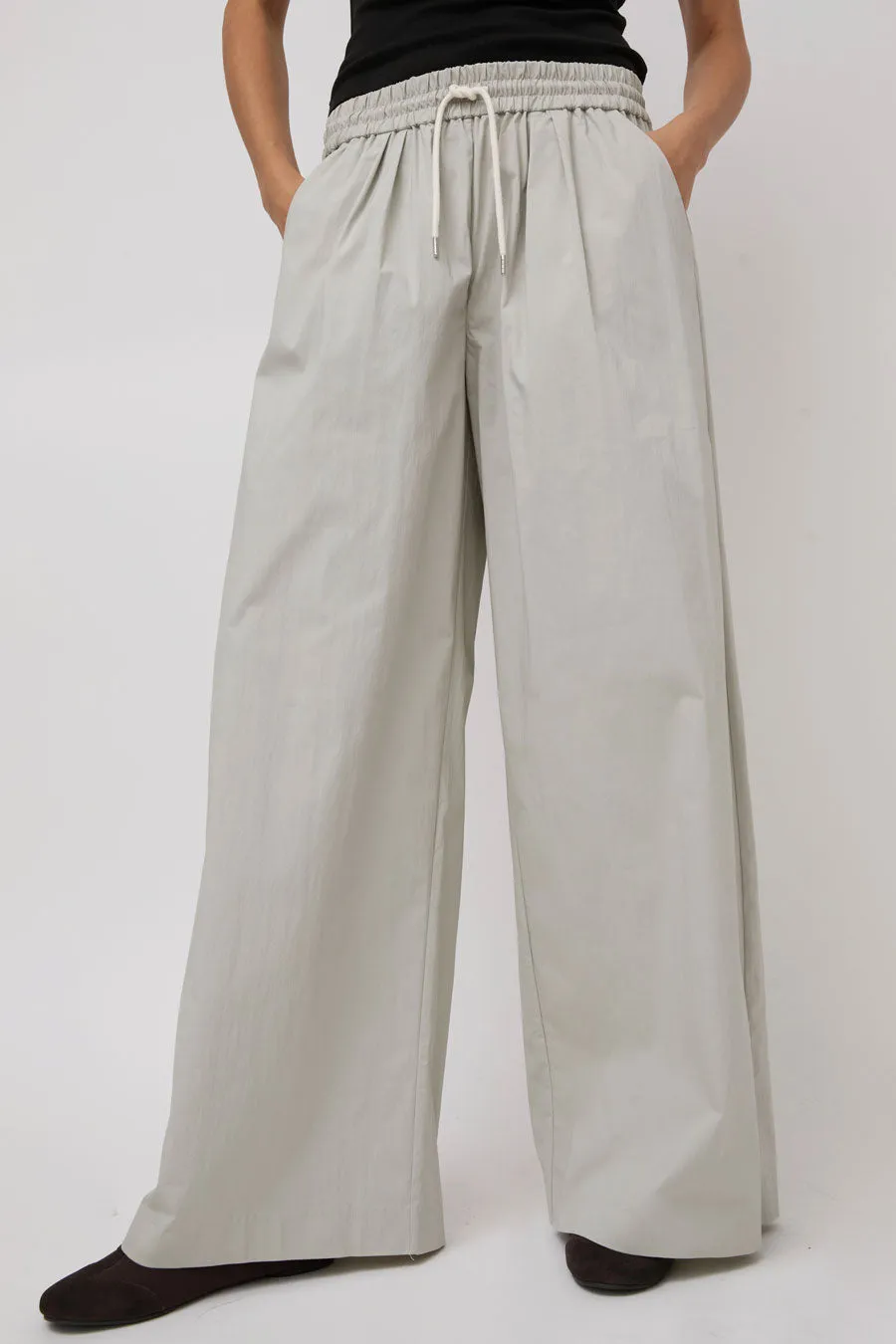 St. Agni Everyday Drawstring Pants in Silver sold by No. 6 product image thumbnail 3