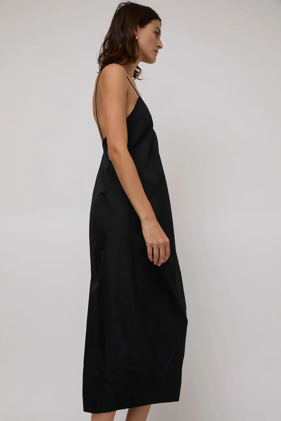 St. Agni Paper Taffeta Cocoon Dress in Black sold by No. 6 product image thumbnail 4