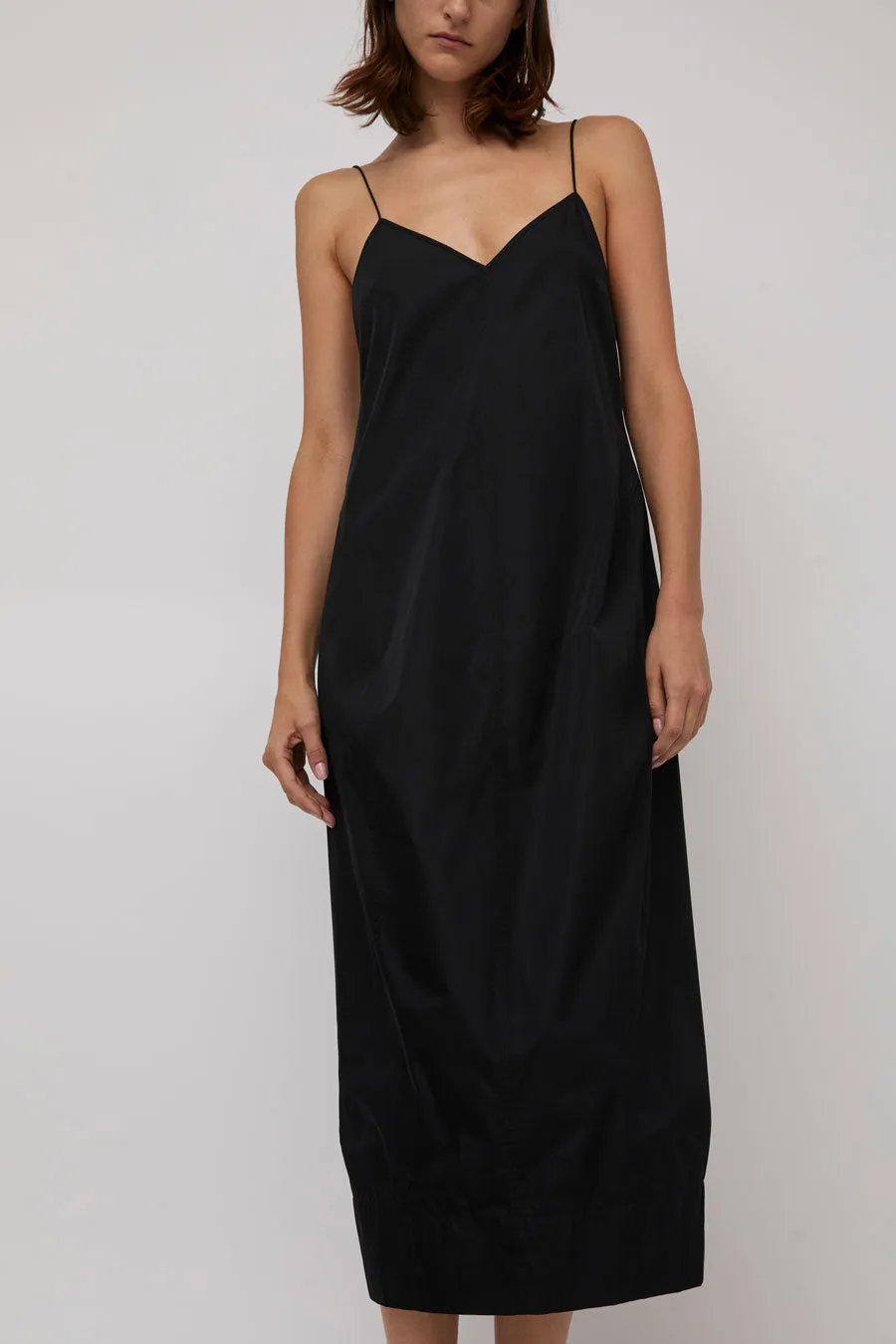 St. Agni Paper Taffeta Cocoon Dress in Black sold by No. 6 product image thumbnail 3