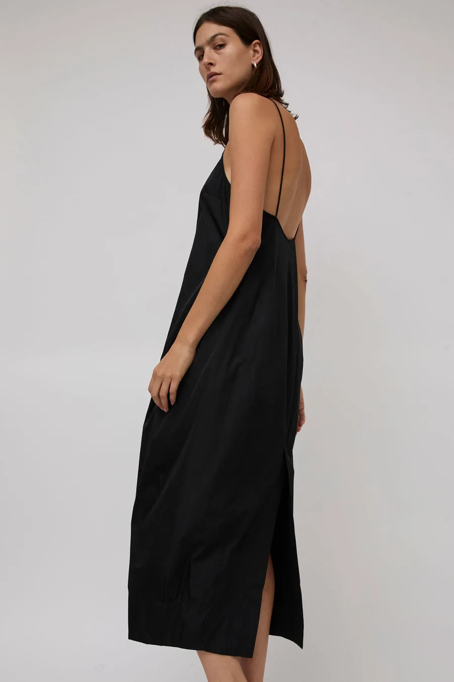 St. Agni Paper Taffeta Cocoon Dress in Black sold by No. 6 product image thumbnail 2