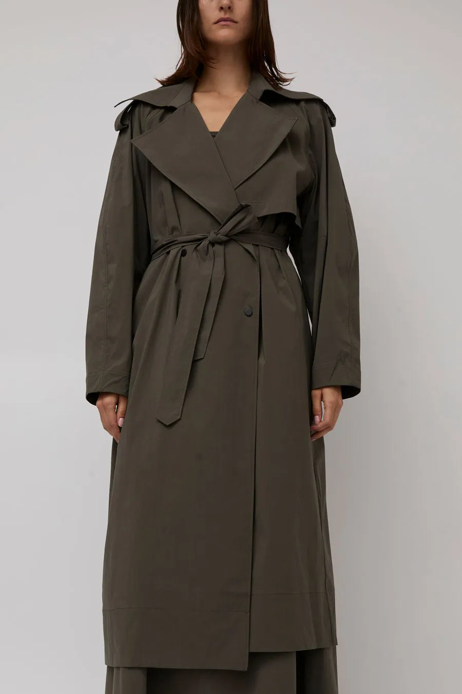 St. Agni Relaxed Trench in Khaki sold by No. 6 product image thumbnail 4