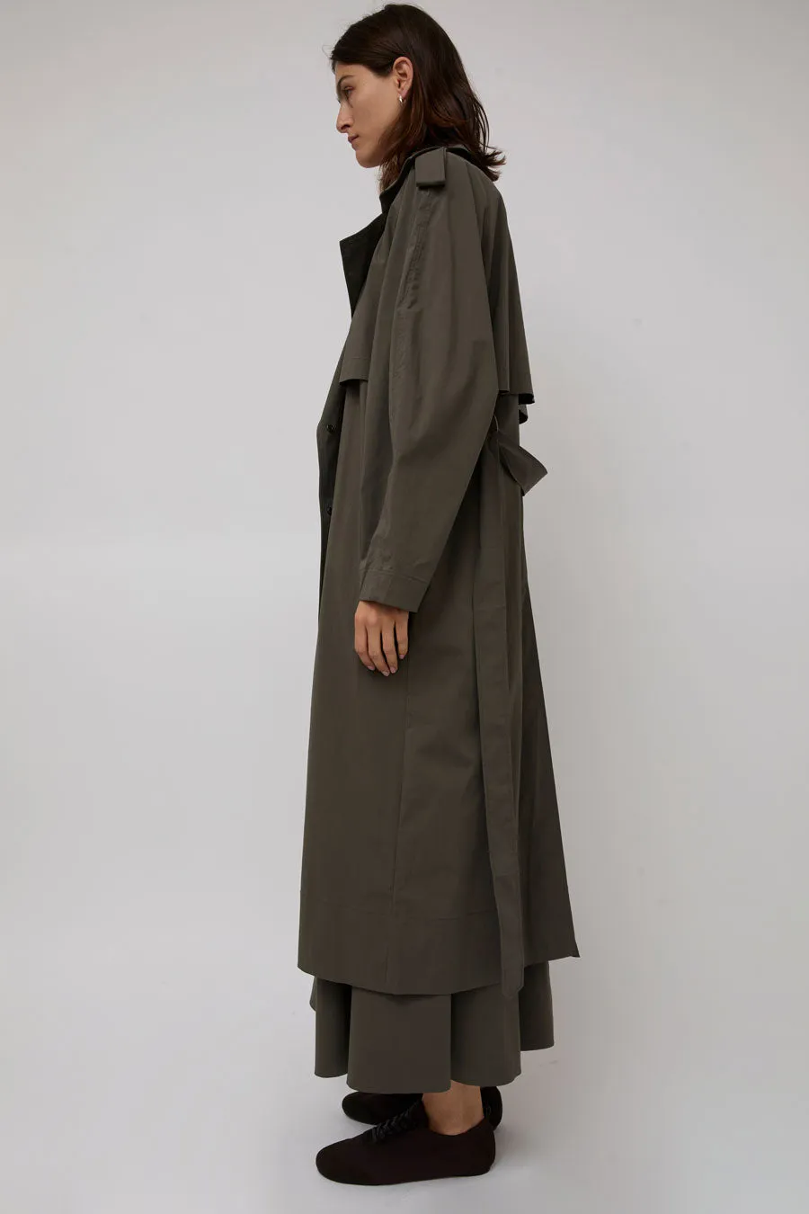 St. Agni Relaxed Trench in Khaki sold by No. 6 product image thumbnail 5