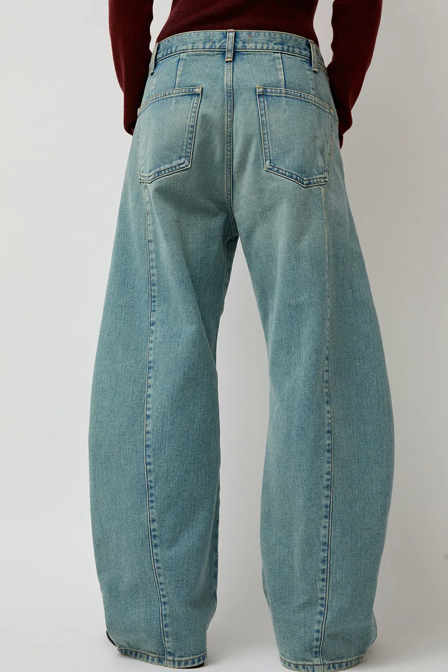 Sayaka Davis Barrel Denim in Vintage Blue sold by No. 6 product image thumbnail 5