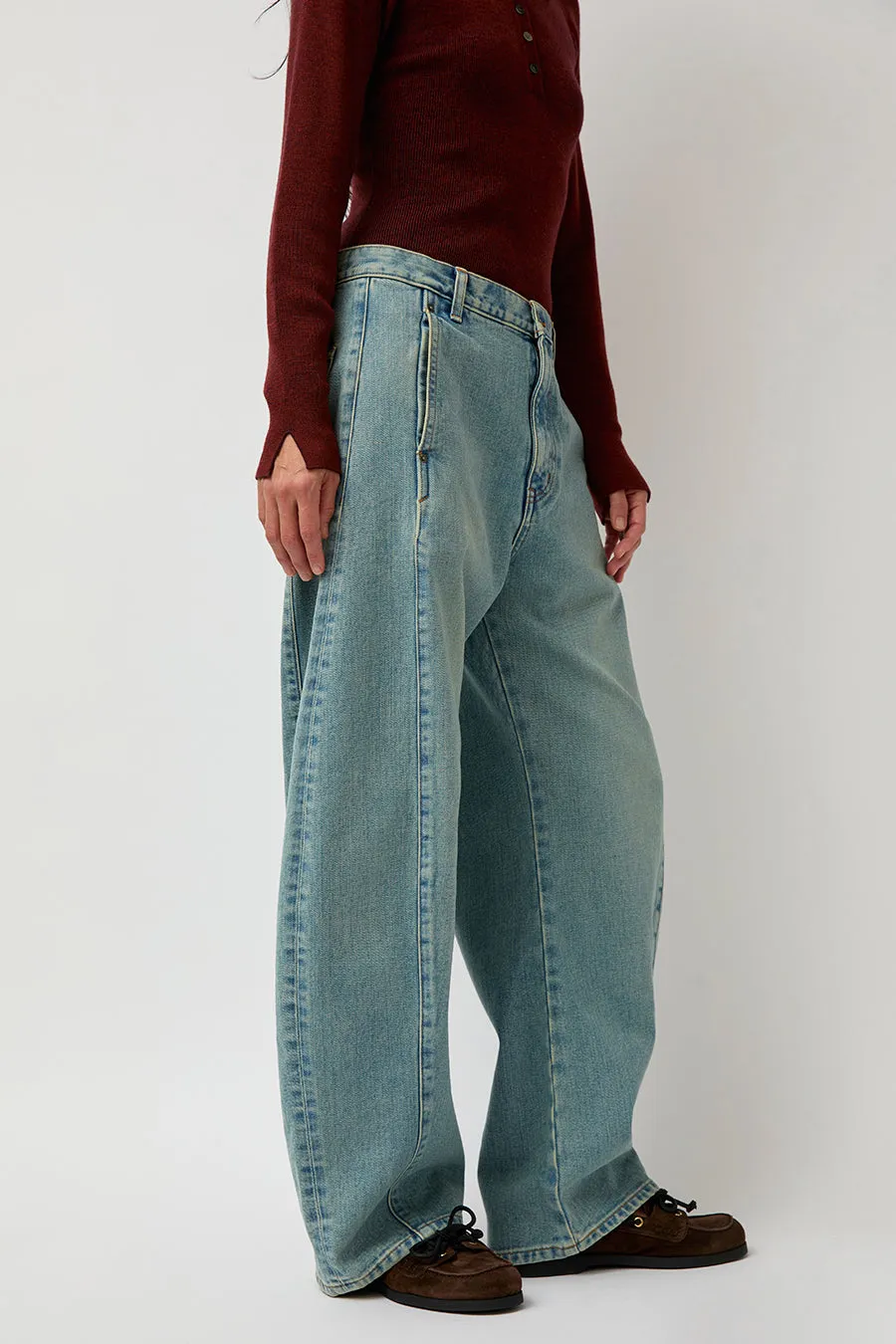 Sayaka Davis Barrel Denim in Vintage Blue sold by No. 6 product image thumbnail 2