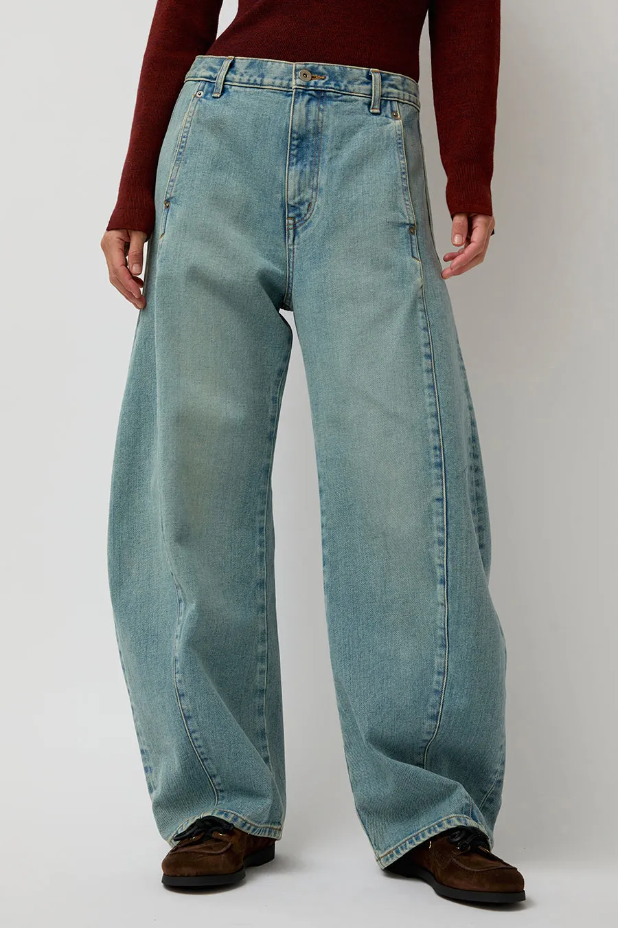 Sayaka Davis Barrel Denim in Vintage Blue sold by No. 6 product image thumbnail 3
