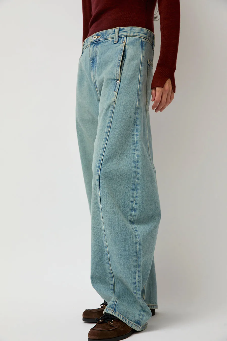 Sayaka Davis Barrel Denim in Vintage Blue sold by No. 6 product image thumbnail 4