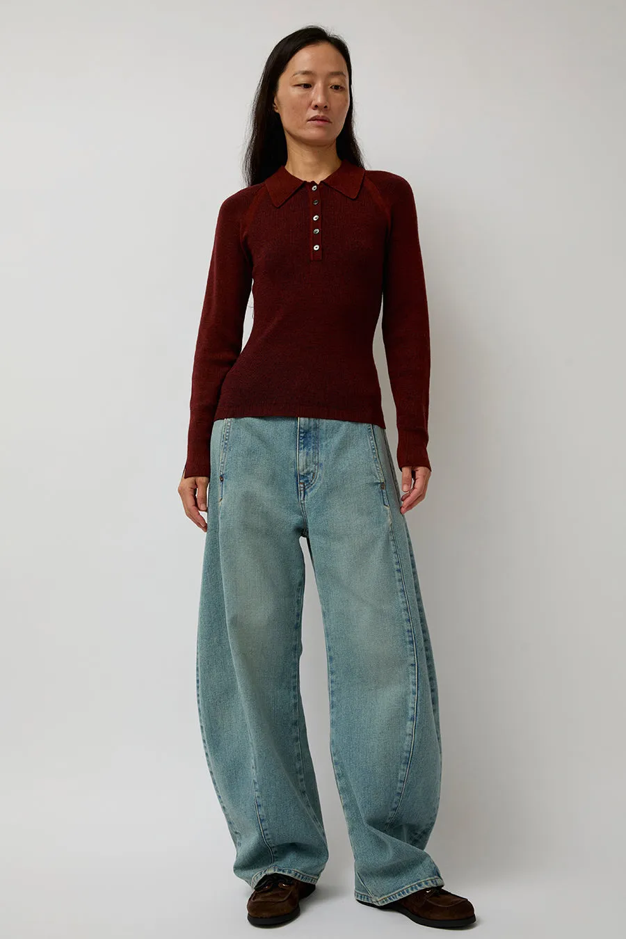 Sayaka Davis Barrel Denim in Vintage Blue sold by No. 6