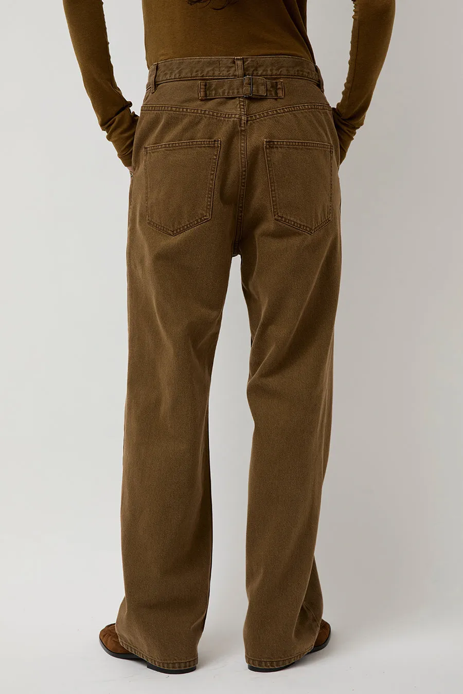 Sayaka Davis Straight Leg Denim in Brown sold by No. 6 product image thumbnail 5