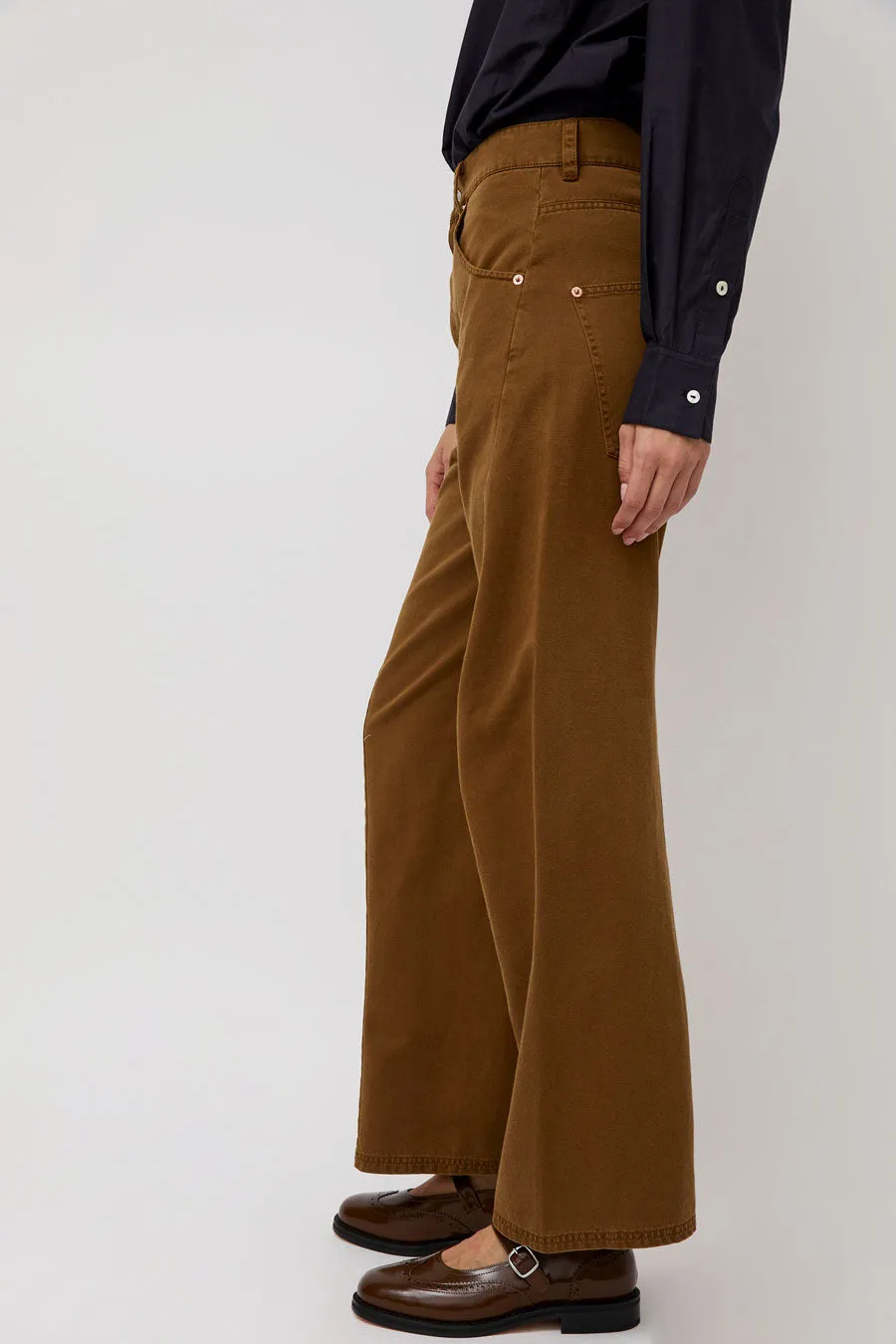 6397 Twisted Seam Pant in Caramel sold by No. 6 product image thumbnail 4