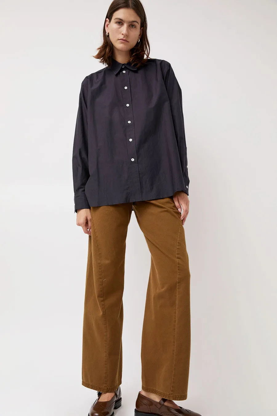 6397 Twisted Seam Pant in Caramel sold by No. 6