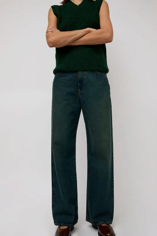 6397 Wide Jean in Teal Overdye made by 6397