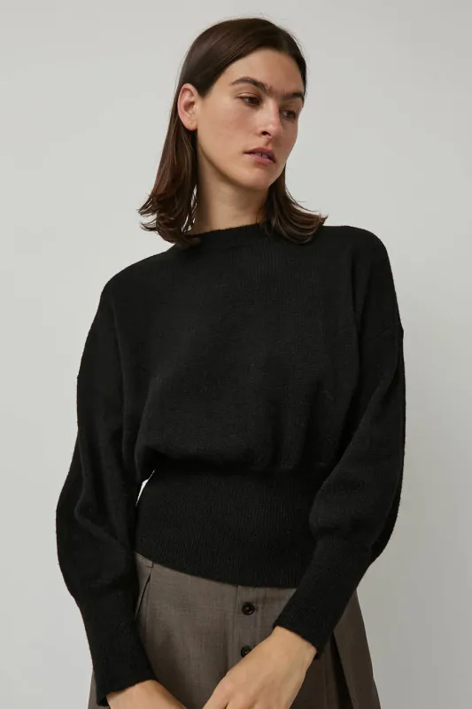 Atelier Delphine Joliette Sweater in Black sold by No. 6
