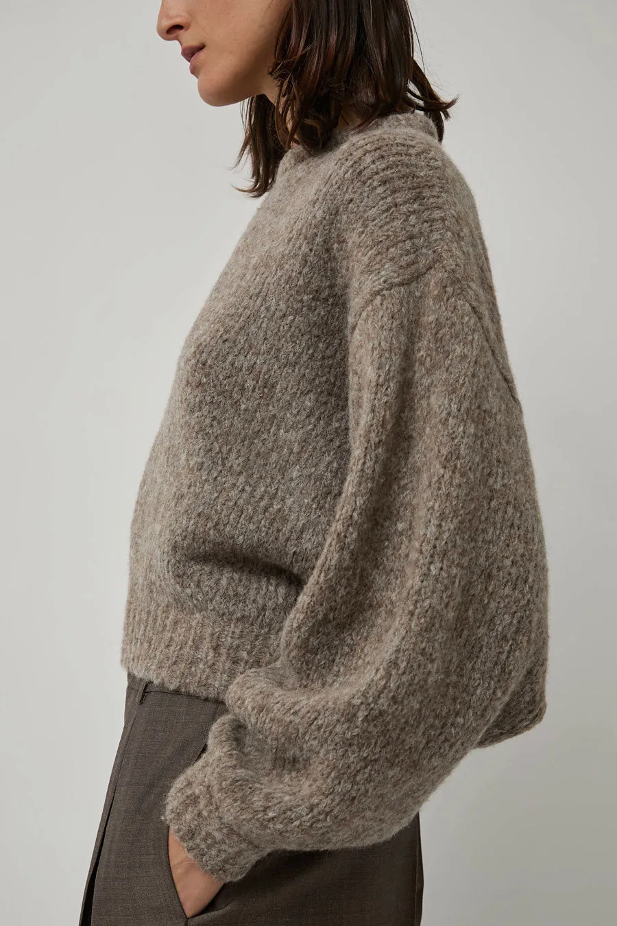 Atelier Delphine Balloon Sleeve Sweater in Deer sold by No. 6 product image thumbnail 2