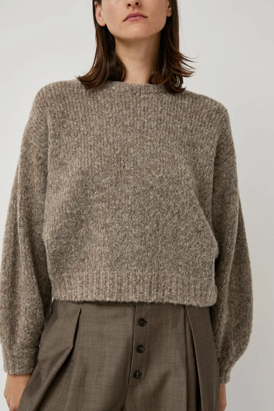 Atelier Delphine Balloon Sleeve Sweater in Deer sold by No. 6 product image thumbnail 3